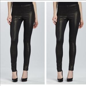 𝅺euc Alice + Olivia shimmery ponte leggings sz 2